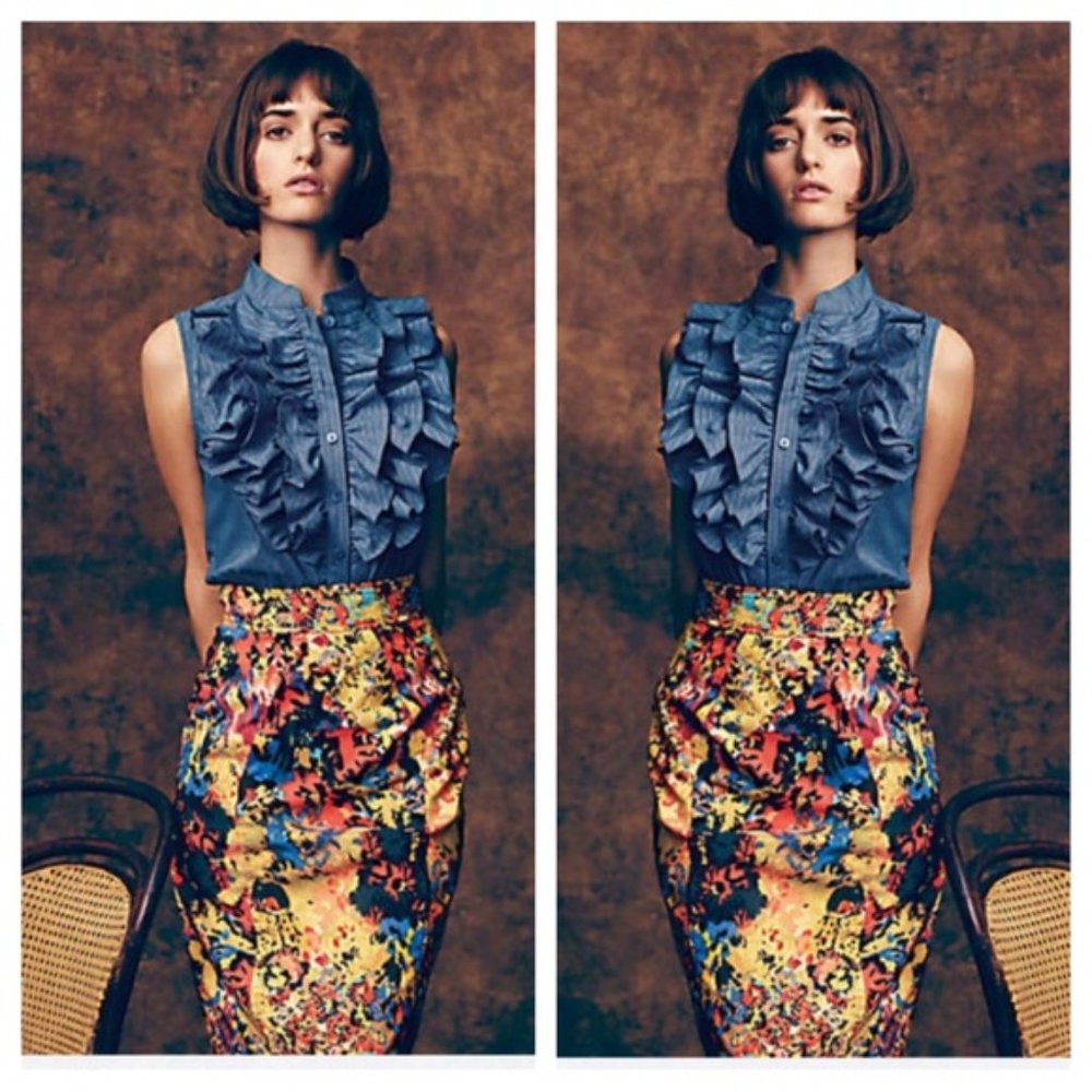 Anthropologie Tracy Reese Gainsborough Skirt